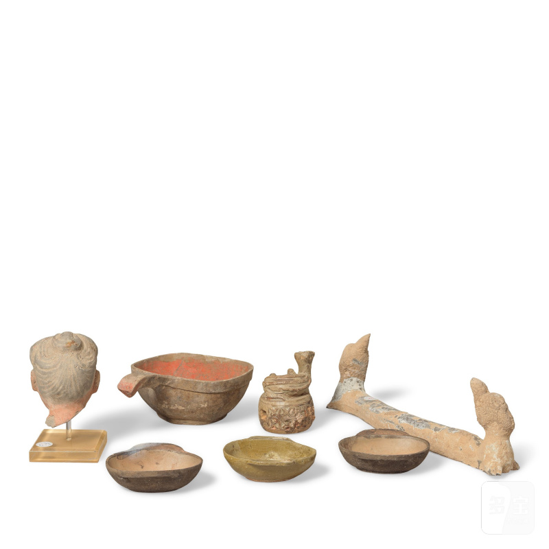 漢 陶器雜項一組 | A VARIED GROUP OF EARLY POTTERY WARES - 图4